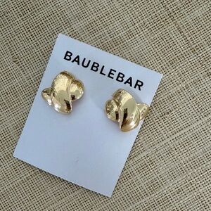 BaubleBar Shiny Gold Melanie Twist Earrings